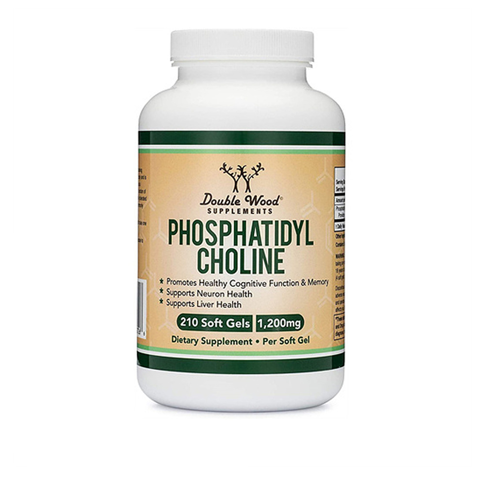 더블우드 <b>Phosphatidylcholine</b> 포스파티딜콜린 1200mg 210소프트젤