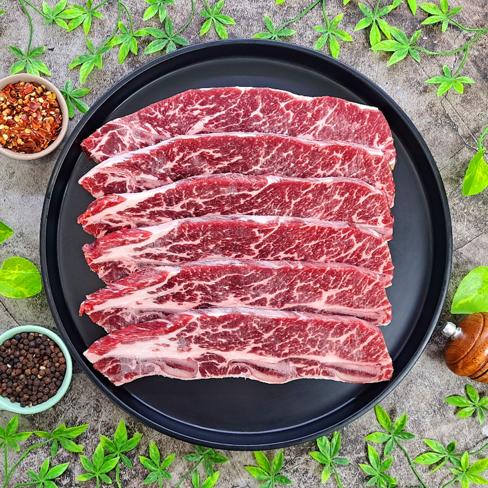 고기도매시장 미국산 소고기 LA갈비 꽃갈비 바베큐용 구이용 찜용 1kg