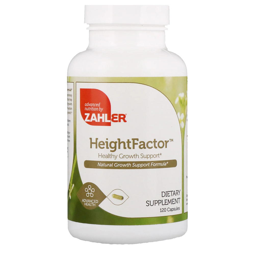 Zahler <b>자일러</b> Height Factor 건강 <b>성장</b> 보조제 120캡슐