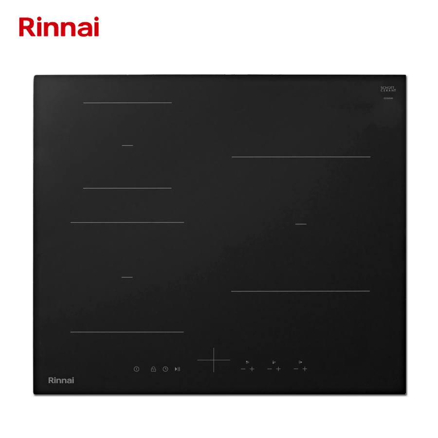 핫딜[전국설치] 린나이 독일 쇼트 상판 올파워 빌트인 3구 인덕션 560X480 타공