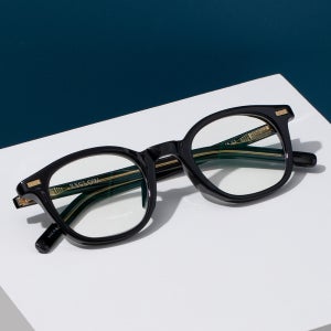 [행사]남자 여자 뿔테 안경테 B019 BLACK GLASS