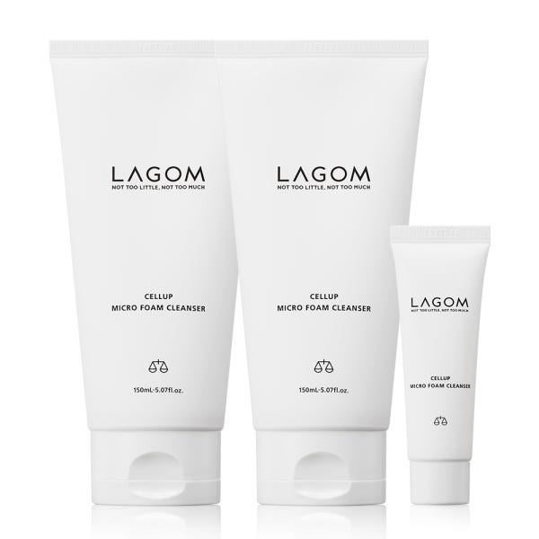 라곰 셀럽 마이크로 폼클렌징 약알칼리성 폼클렌저 150ml 2개입+30mL