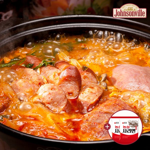8~12인분 쟌슨빌 오리지널 부대찌개 2+2+2 국탕 즉석국 간편국 국물 육수 햄 캠핑