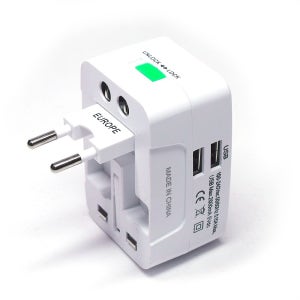 툴스피아 전세계 어댑터 USB 2P 해외여행용 플러그