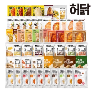 허닭 닭가슴살 스테이크/소시지/볼 외 54종 골라담기