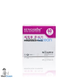 관장용 주사기 50cc 60cc 세정용 무침 일회용 관장기 주사 시린지