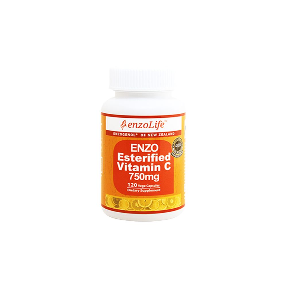 뉴질랜드 <b>엔조라이프</b> 에스테르화 지연형 비타민C 750mg 120캡슐 4개월분