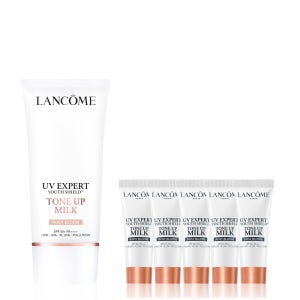 [랑콤] 1+1용량 UV 엑스퍼트 톤업 로지블룸 50ml 세트 (+UV 10mlx5개)