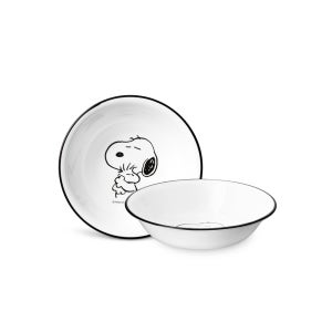코렐 스누피앤찰리에디션 앞접시 2P / 그릇추천 결혼선물 이사 집들이 신혼부부 캐릭터접시 키덜트 식기
