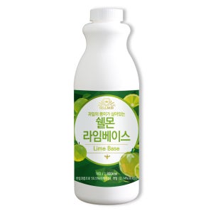 쉘몬 라임 농축액 음료베이스 1kg 에이드 스무디