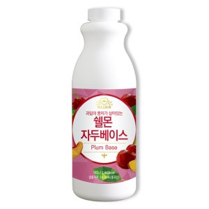 쉘몬 자두 농축액 음료베이스 1kg 에이드 스무디