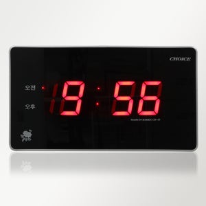 LED 디지털시계 CH37 오전 오후 무소음 365일 시간유지 메모리 장착 집들이선물