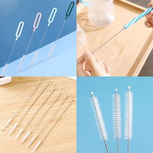 유니즈 스텐 스테인레스 빨대 스트로우 세척 세척솔 브러쉬