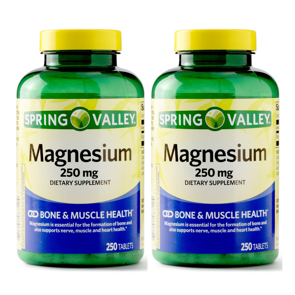 <b>Spring Valley Magnesium</b> <b>스프링 밸리 마그네슘</b> 250mg 250정 2팩