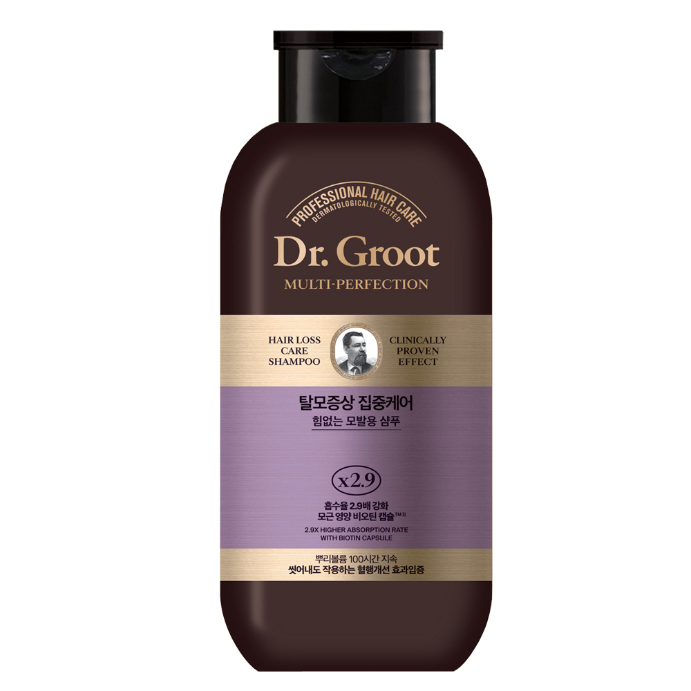 <b>닥터그루트</b> 탈모증상 집중케어 힘없는 모발용 샴푸 180mL