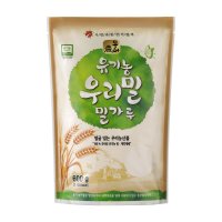 100% 국내산 유기농 우리밀 밀가루 600g