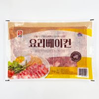 사조오양 요리 베이컨 1kg[16개 단위 택배비 부과] 냉동 앞다리살