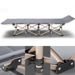 1인용 간이 접이식 침대 코스트코 간병인 늄침대 야전 야침 야상 휴대용 베드 5초설치