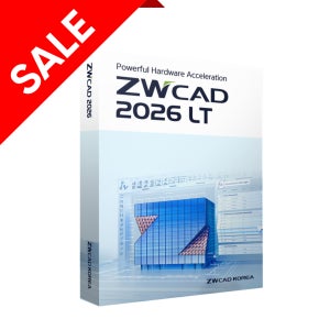 [지더블유캐드] ZWCAD 2026 LT 영구 최신버전 (기술지원 포함)