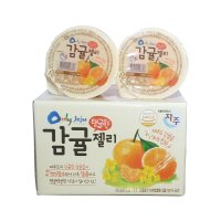 탱글한 감귤 젤리 130g x 8개 푸딩 제주