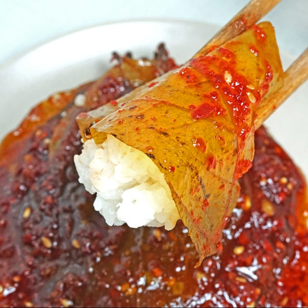 콩잎장아찌 달지않고 잘 삭힌 전통 양념 100g