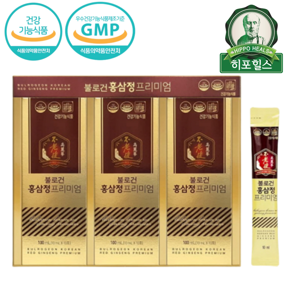 대동<b>고려</b>삼 <b>홍삼정</b> 불로건 홍삼진액 프리미엄 진세노사이드 20mg 30포, 1개