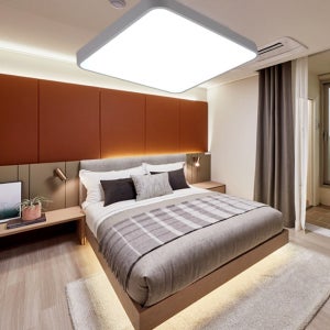 LED 시스템 방등 50W 화이트 / 사각방등 거실등 형광등 공부방 모던조명 안방 아이방 침실조명 국내생산