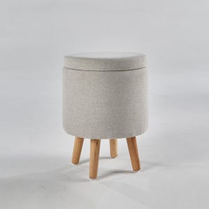 동서가구 올리버 패브릭 수납 스툴 DF917813