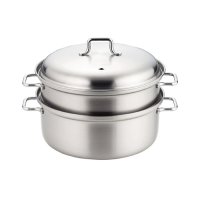 아이자와공방 18-8 스테인레스 2단 찜기 18 cm (70340)