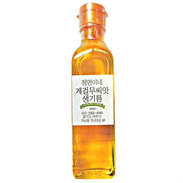 여주 게걸무씨앗기름 180ml 천기누설 방영 저온압착