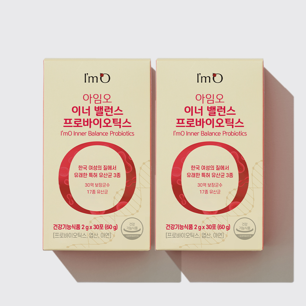 질유래유산균 <b>아임오</b> 이너밸런스 프로바이오틱스 2개월분