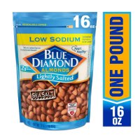 Blue Diamond Almond Low Sodium Lightly Salted 블루 다이아몬드 아몬드 저염 454g