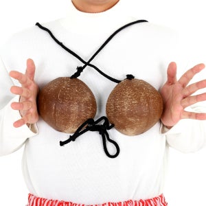 코코넛브라 코믹의상 장기자랑 웃긴용품 쓸데없는선물