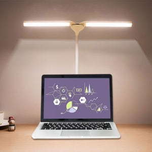 세인트비 각도조절 LED스탠드 3단 조명 밝기조절 책상 독서등 조명 램프 자바라식