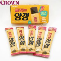 크라운 짜먹는 양갱 - 팥 1박스(40g X 5개)