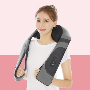 씨아추 무선 목어깨 안마기 온열 마사지기 MVP-884