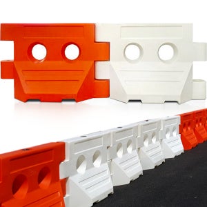 국산 방호벽 중형 L1200 H900 이동식 PE방호벽 충격흡수 360도 회전 도로 공사