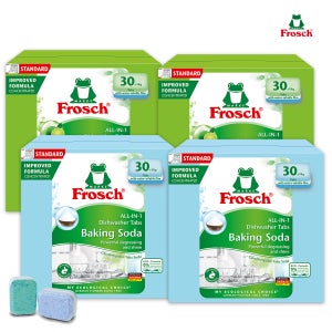 프로쉬 올인원 식기세척기전용세제 둘둘세트(소다2+그린2)