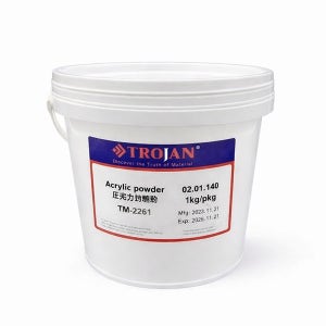 1KG 투명 핫 마운팅 프레스 아크릴 레진 파우더 수지 분말 가루 시편성형기 마운팅기 TROJAN