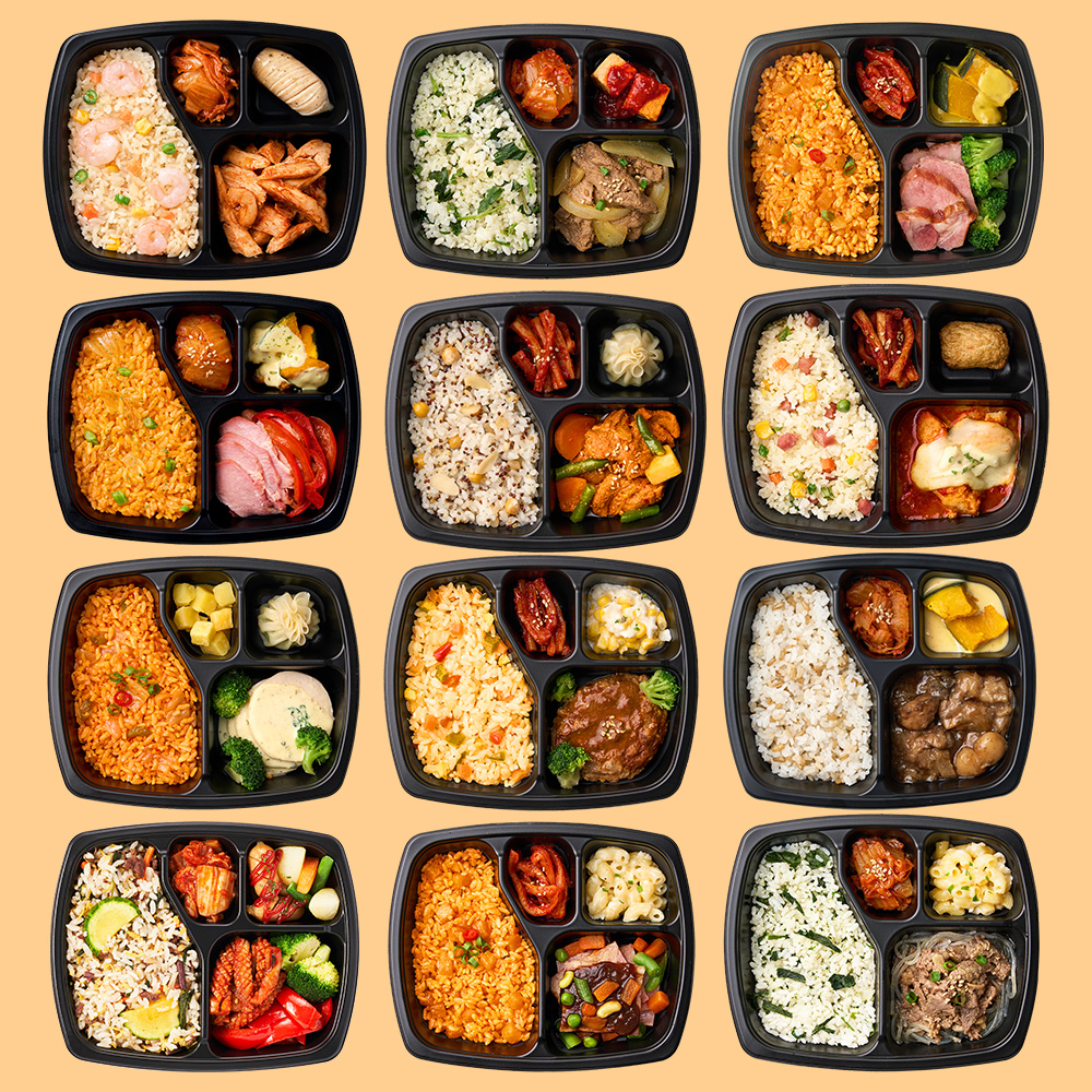 맛있는 밥/반찬 [시즌1+시즌2] 12종12팩 2주 <b>한끼</b> 식사 굿스푼 도시락 냉동 간편식