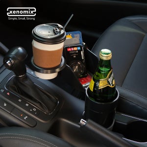제노믹스 차량용 컵홀더 3in1 멀티 트레이
