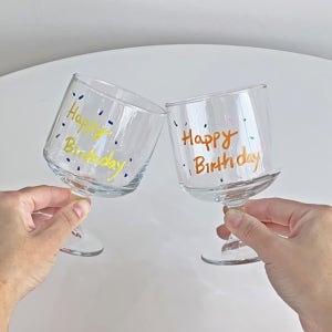 거울 아크릴 펜 와인잔 낙서 꾸미기 유리 글라스 드로잉 펜