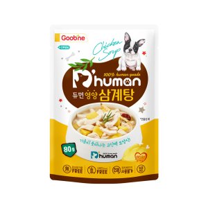[듀먼] 강아지 삼계탕 보양식 80g x1팩
