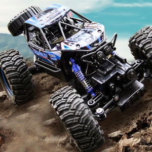 대형 오프로드 무선 RC카 몬스터트럭 사륜구동 (제스쳐 컨트롤러 포함)