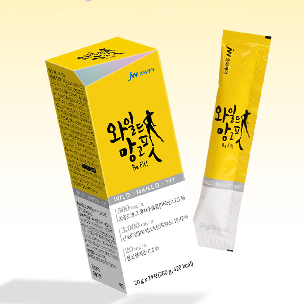 와일드 망고핏 식품 2BOX 1달분 칼로리바 살안찌는간식 과자