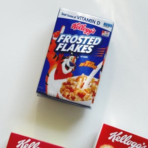 달링룸 미니어처 냉장고 자석 ver 1 / 시리얼 푸드 마그넷 - 호랑이기운