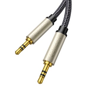 유그린 은도금 동선 3.5mm 스테레오 울트라 AUX 케이블 AV125 12m, 1개