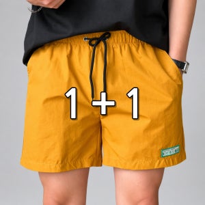 1+1 남자 여름 반바지 나일론 밴딩 스윔팬츠 빅사이즈