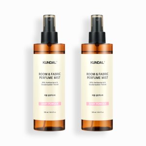 쿤달 퍼퓸 룸 앤 패브릭 섬유탈취제 2구 세트 베이비파우더 300ml