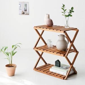 마켓비 DUGLAS 선반 600 넓은 3단 아카시아